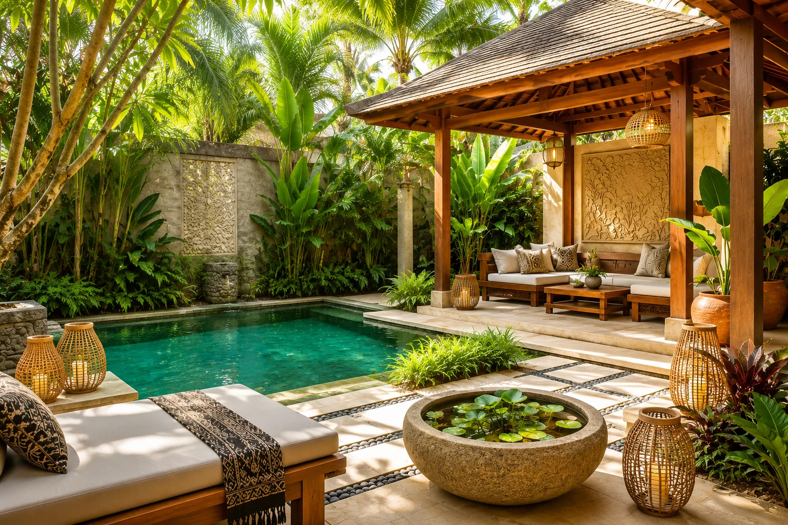 13 Balinese-Inspired Outdoor Living Ideas That Feel Like a Luxury Resort