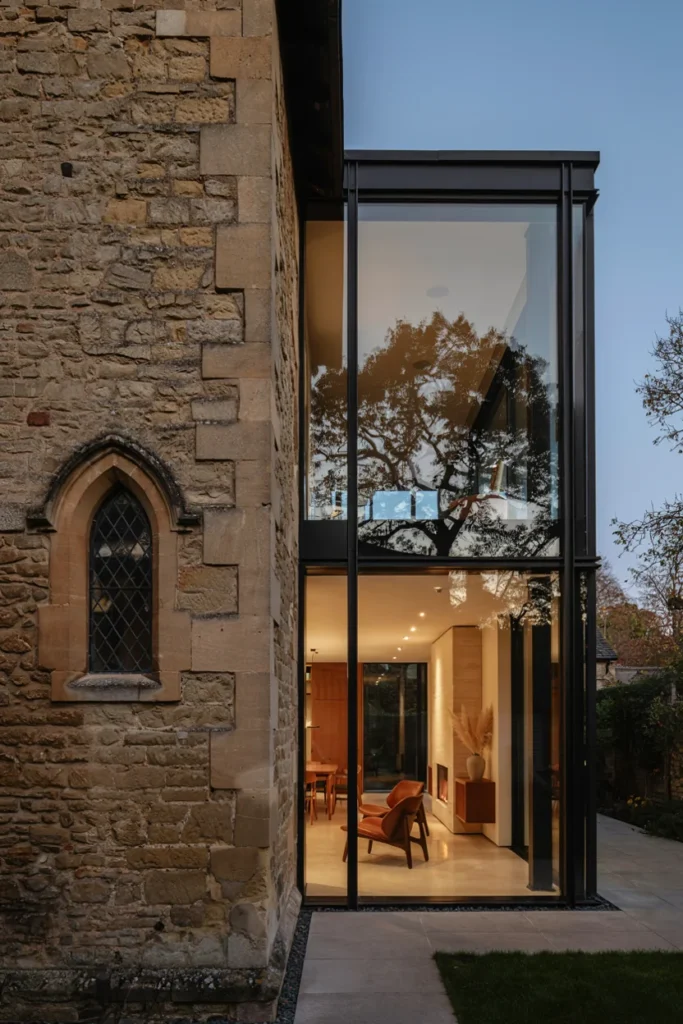 Black-Framed Glass Extension