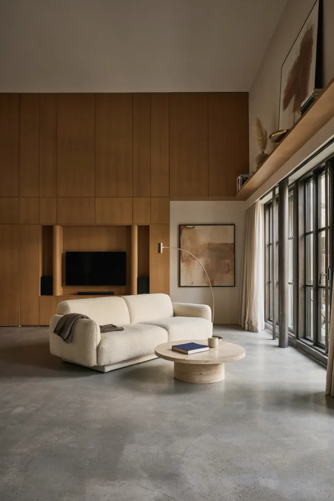 Integrated Built-In Storage with Invisible Doors