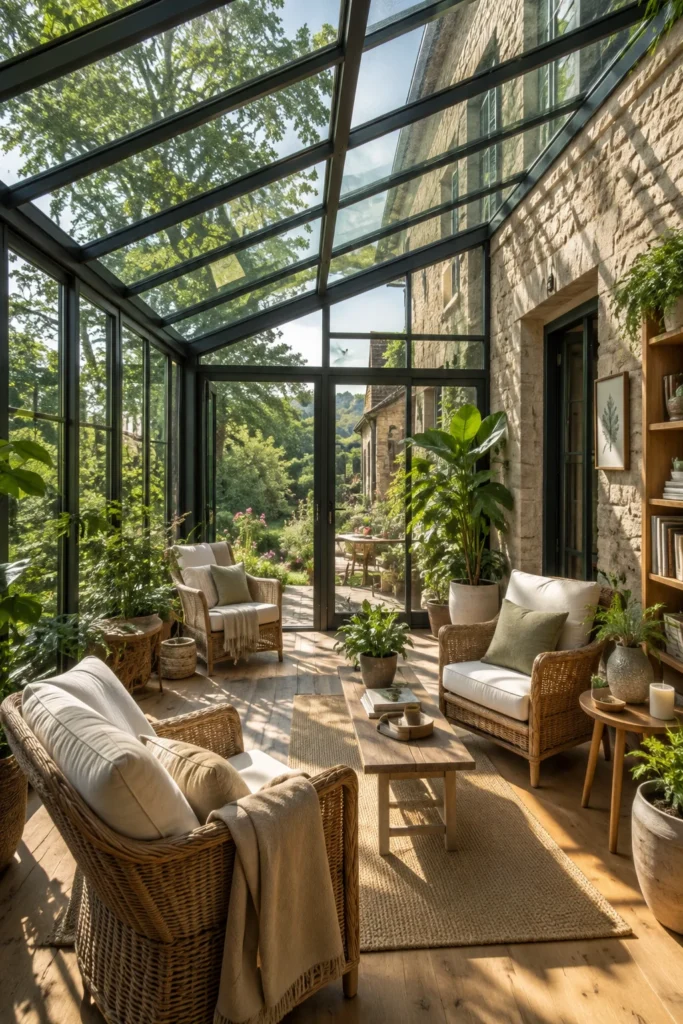 Contemporary Glass Sunroom