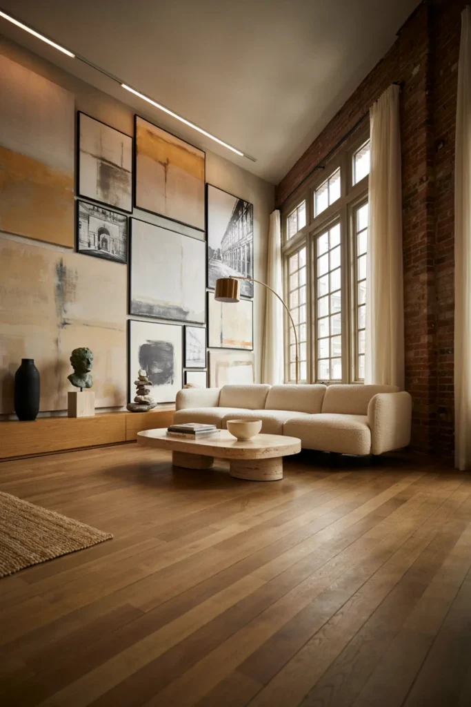 Curated Art Collection and Gallery Walls