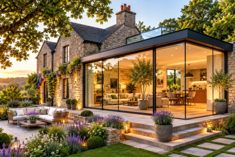 16 Modern Glass Extensions That Transform Traditional Stone Homes