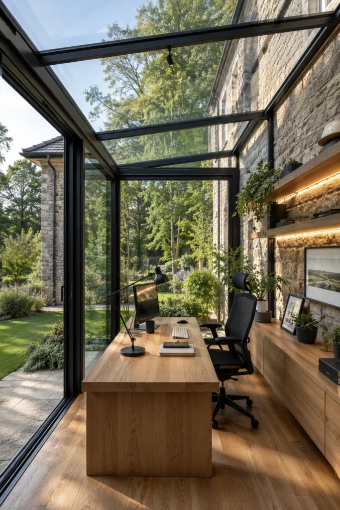Glass Home Office Extension