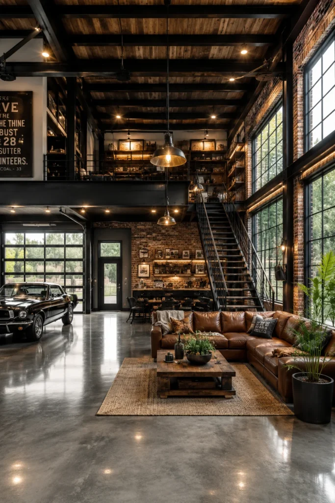  Industrial Loft With Exposed Steel and Wood