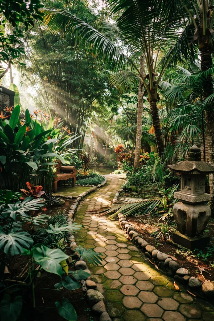 Natural Stone Pathways and Flooring