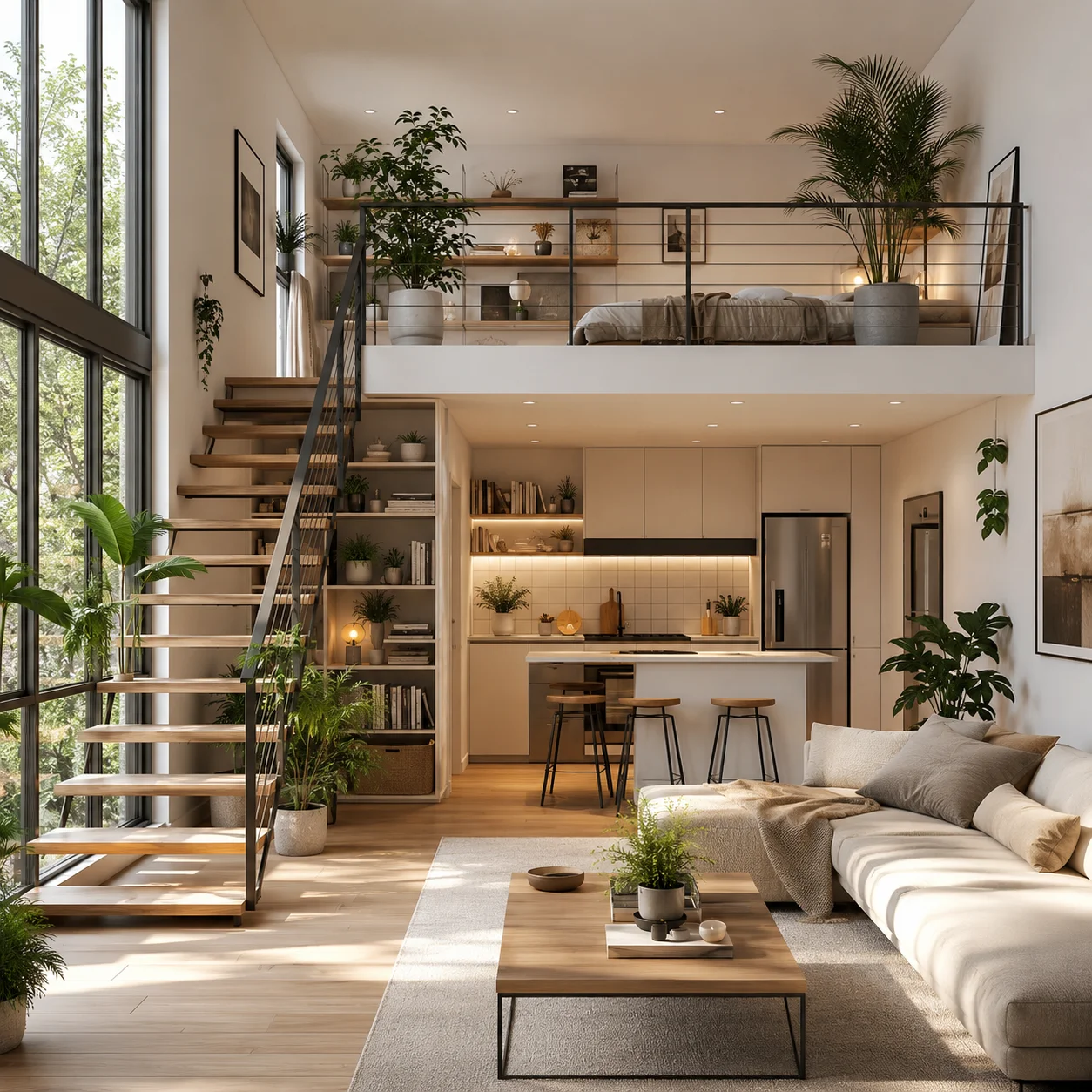 15 Tiny Loft Concepts That Make Small Spaces Feel Bigger