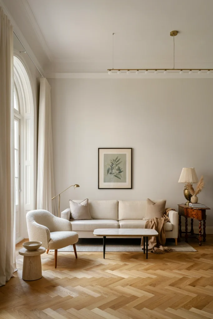 Mix of Antique and Contemporary Pieces