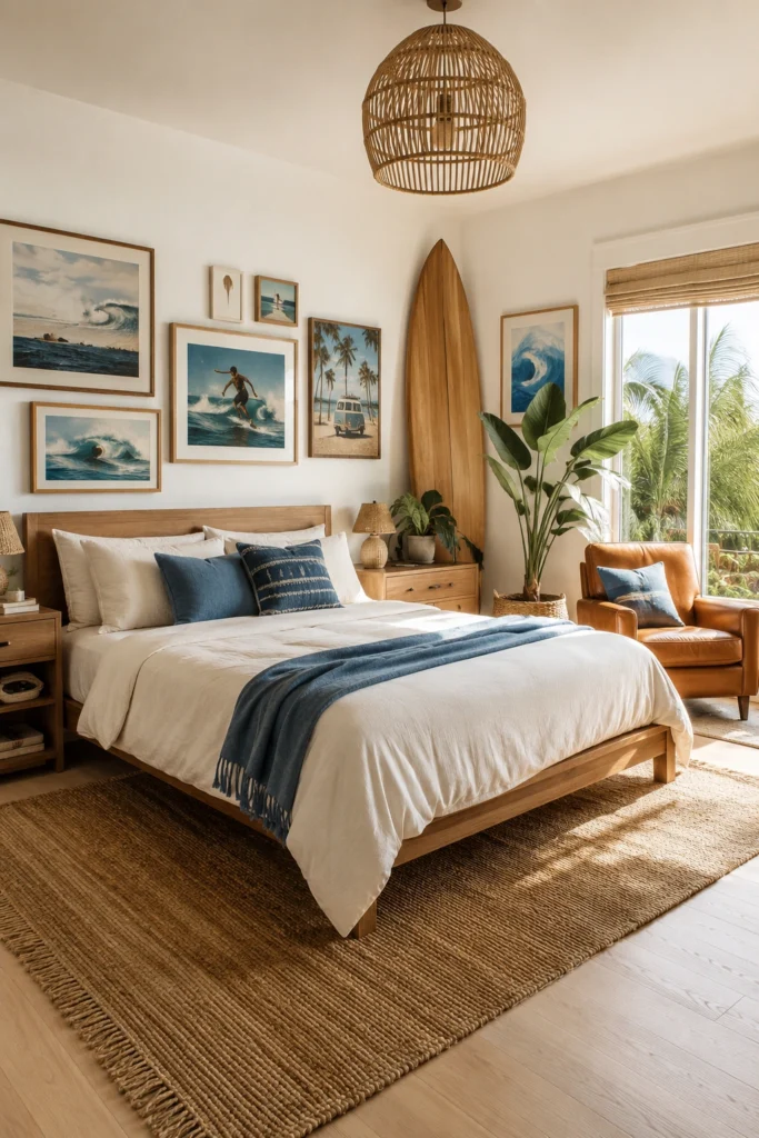 Mix Coastal and California Surf Style