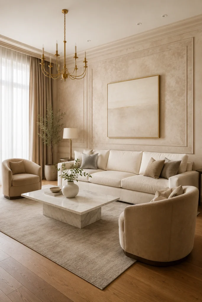 Elegant Accent Wall With Minimal Decor