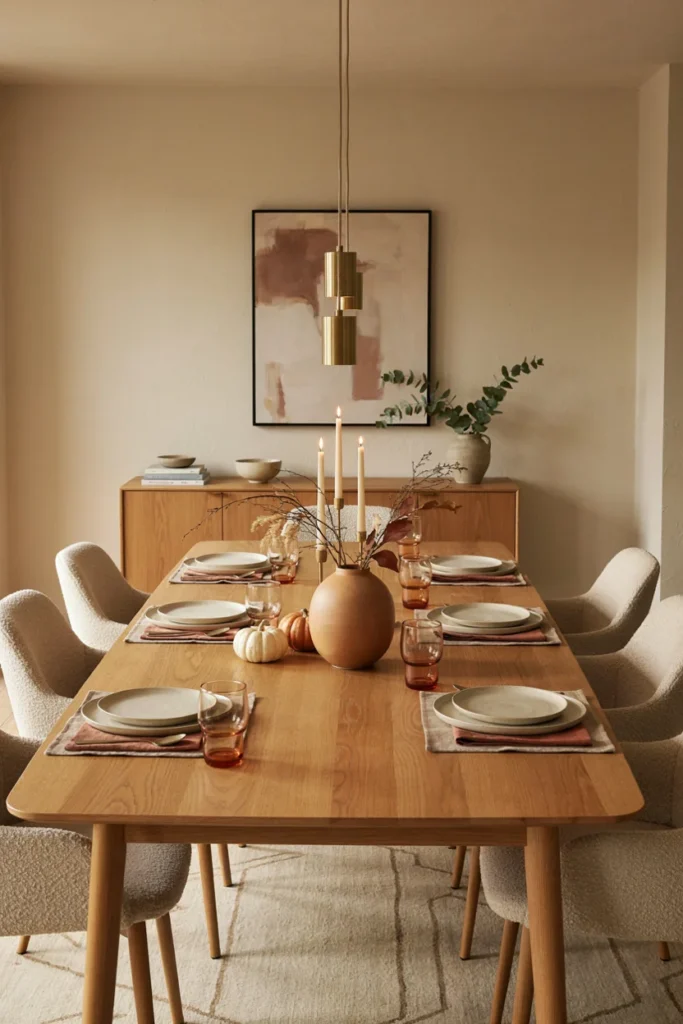 Elegant Fall Dining Table