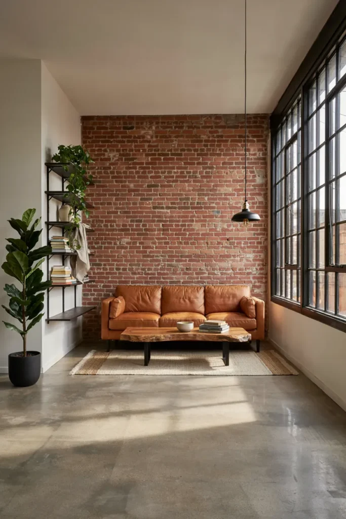 Exposed Brick Accent Walls