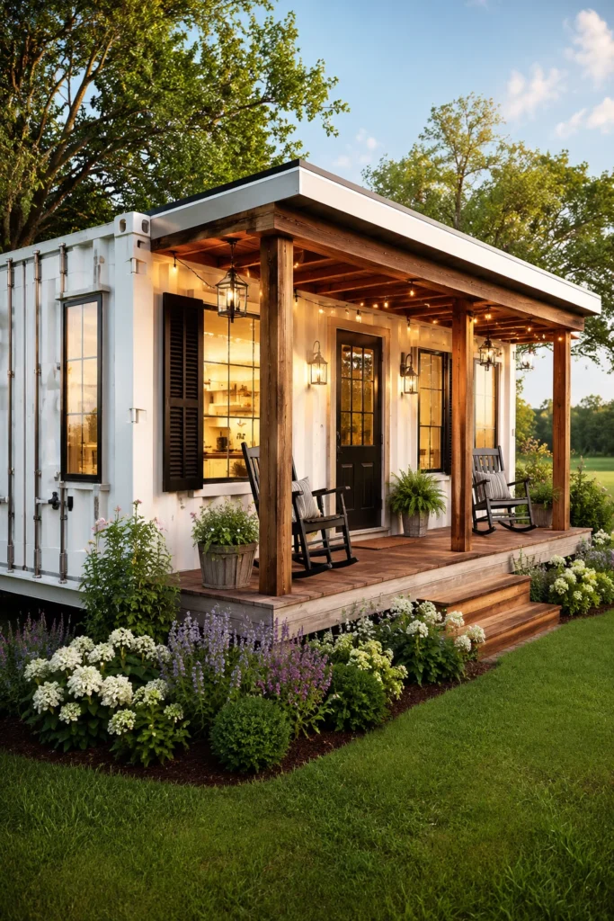 Farmhouse-Inspired Container Home