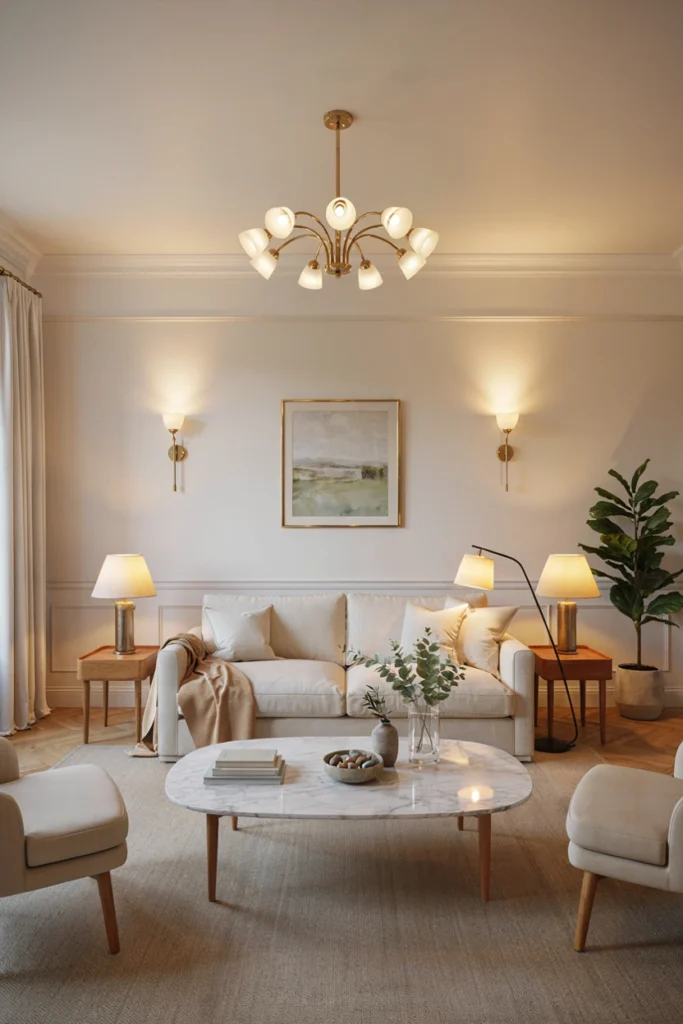 Layered Lighting for a Cozy Atmosphere