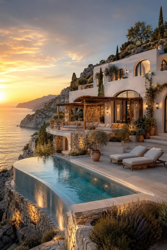 Mediterranean Cliffside Villa