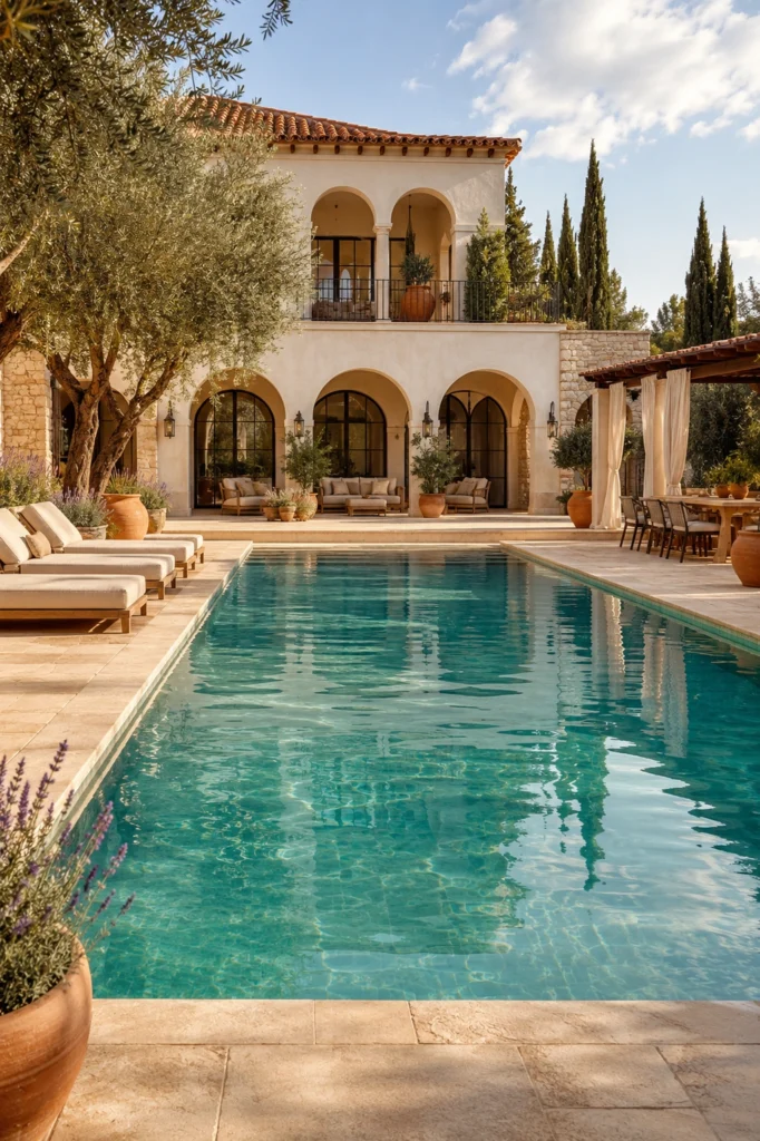 Mediterranean Home With a Pool