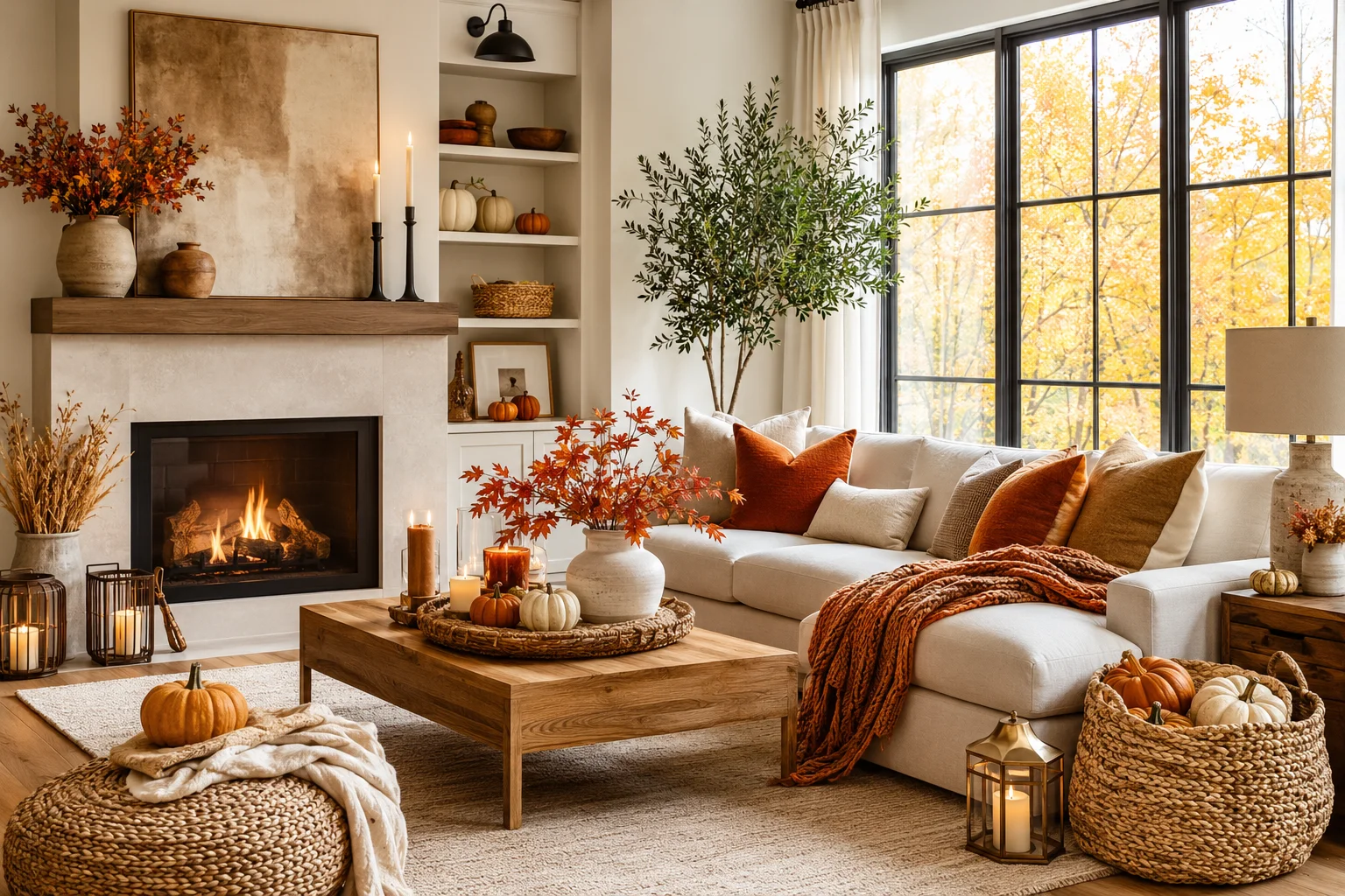 27 Stunning Modern Fall Decor Ideas to Warm Up Your Home