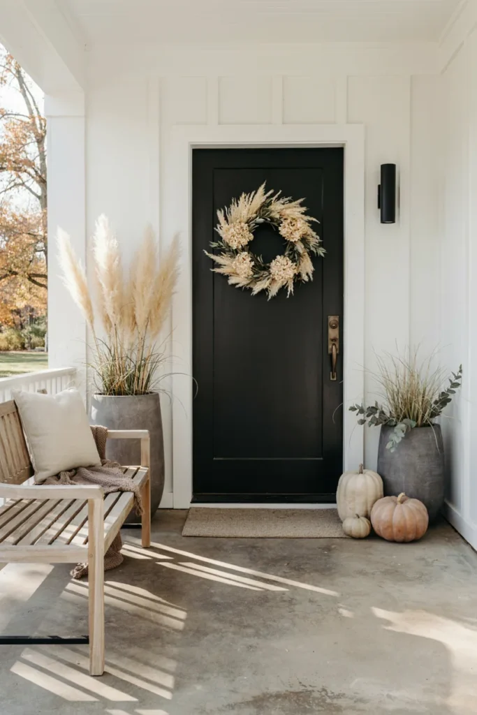 Modern Fall Porch Decor