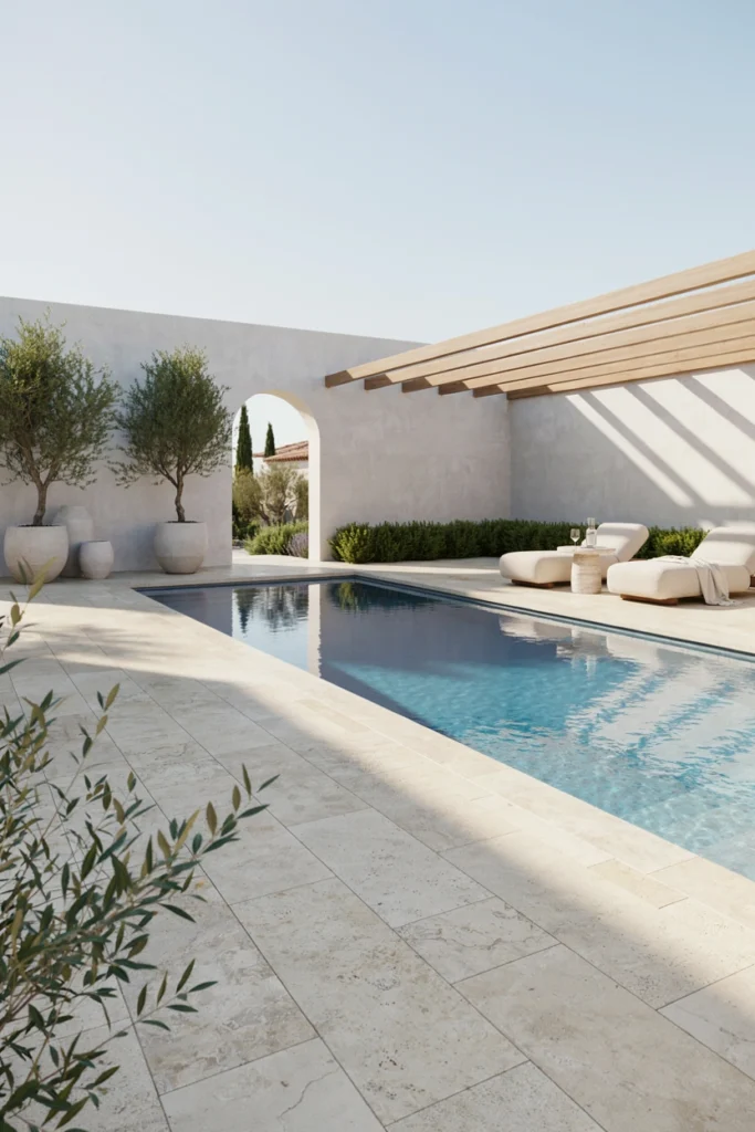 Modern Mediterranean Pool
