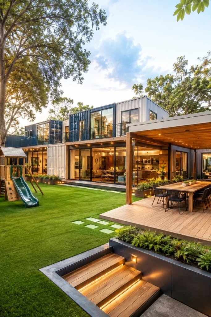 Multi-Container Family Home