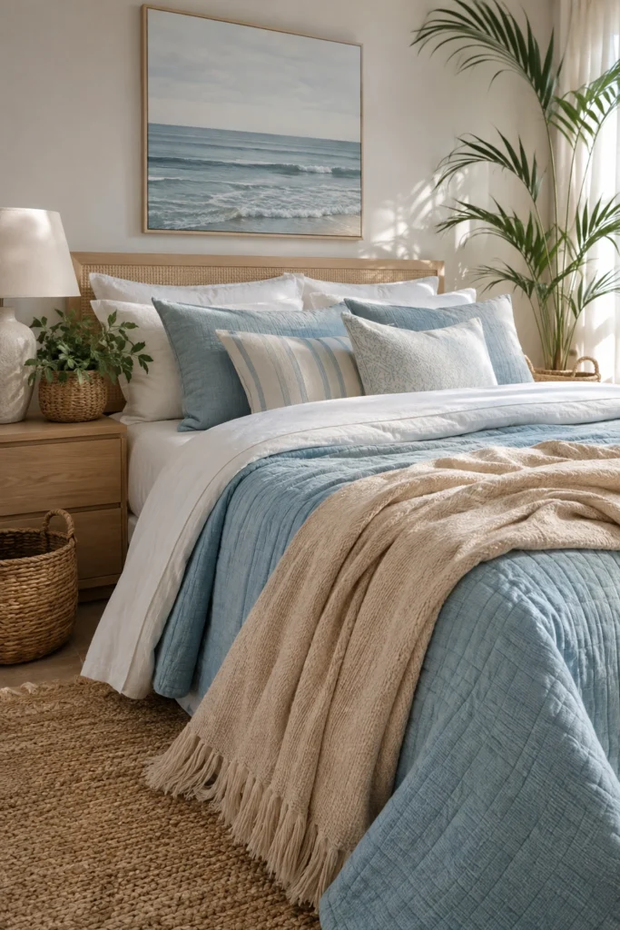 Add Ocean-Inspired Bedding