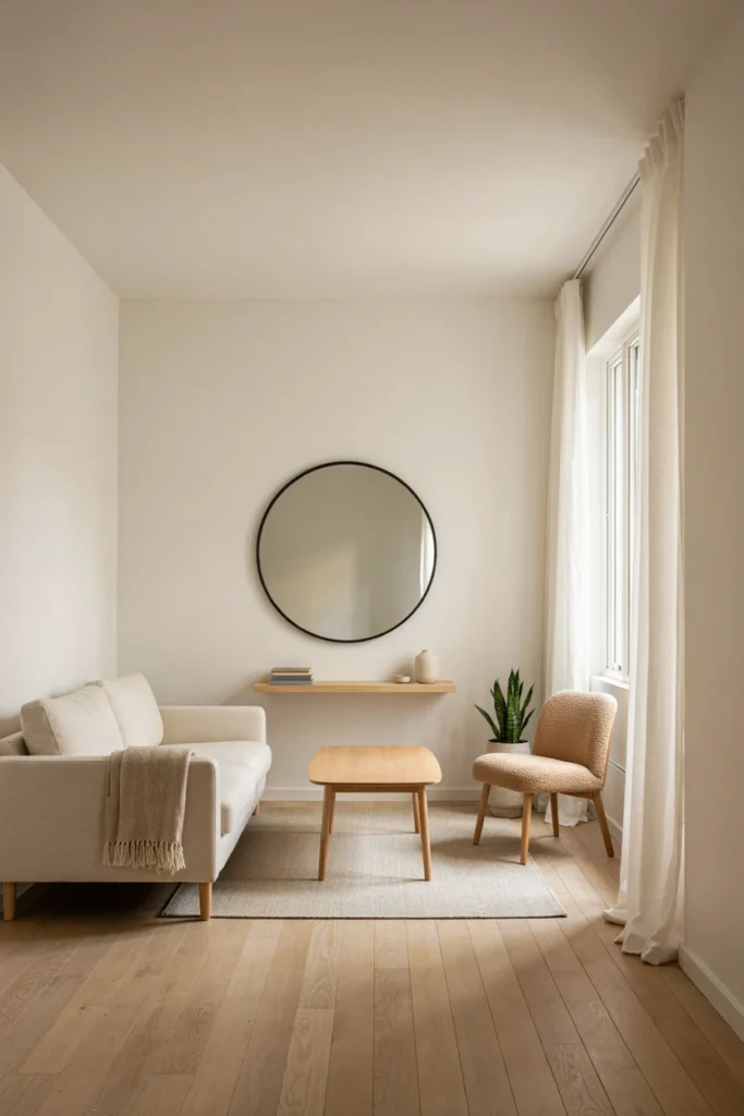 Small Minimalist Living Room
