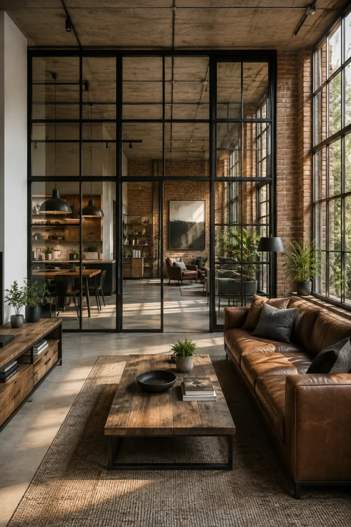 Steel-Framed Glass Partitions