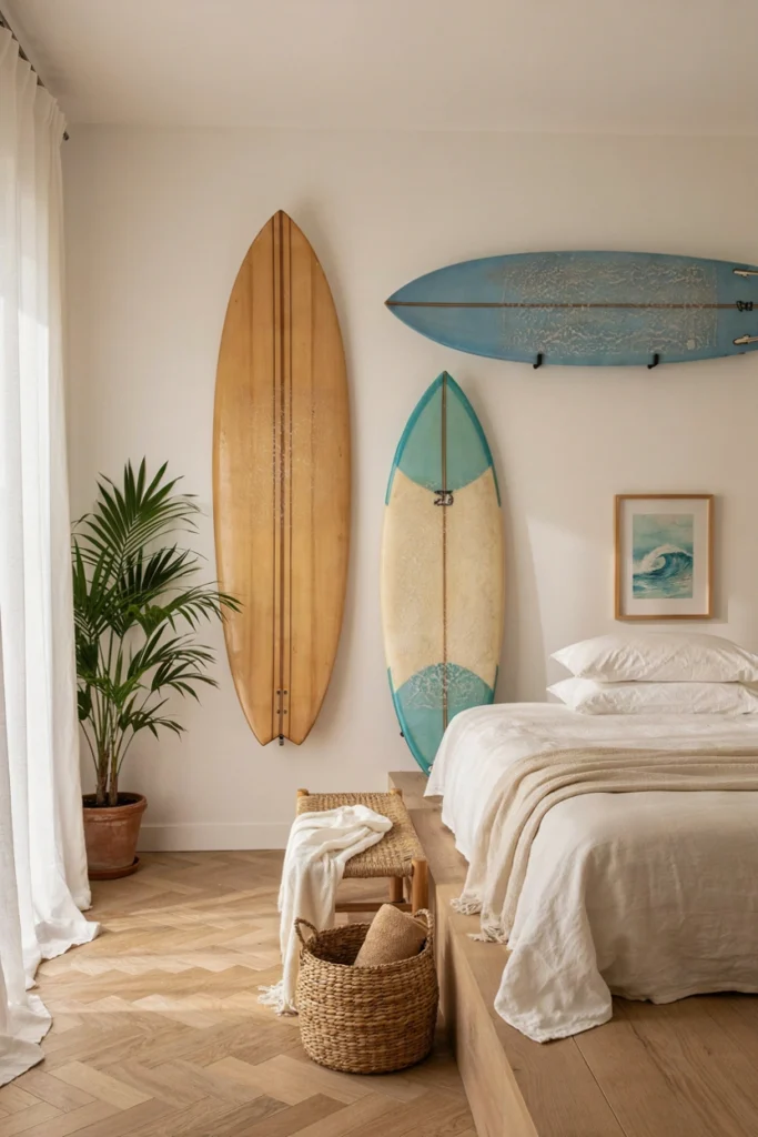 Create a Surfboard Display Wall