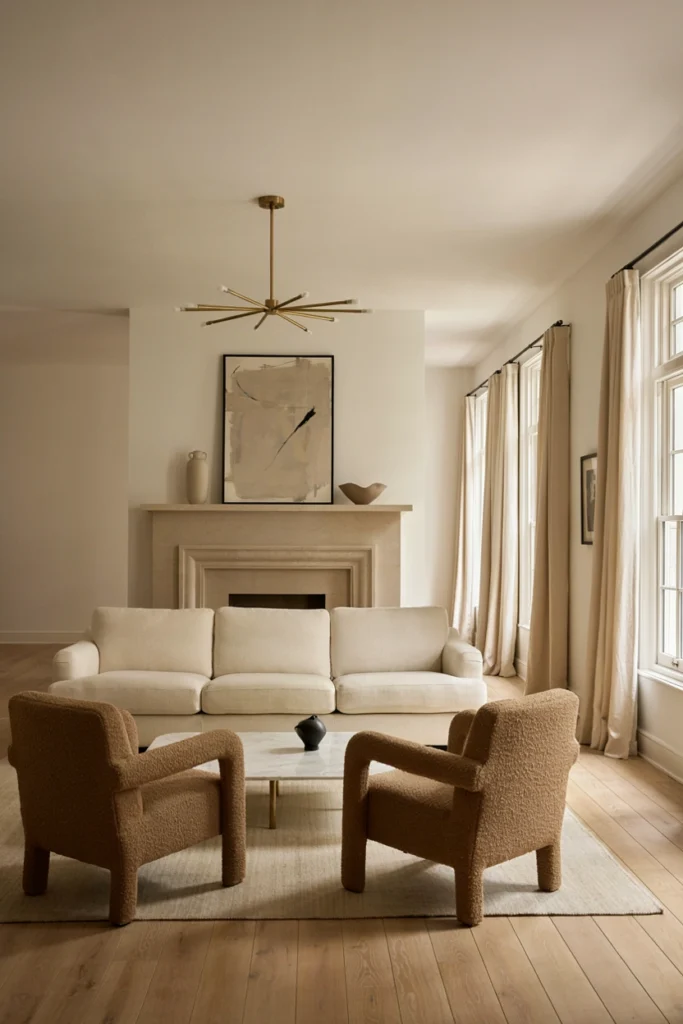 Traditional Fireplace With Modern Styling