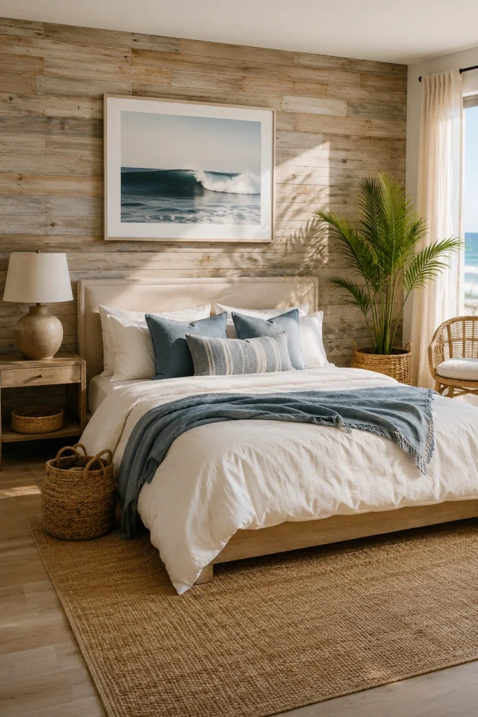 Add a Weathered Wood Accent Wall