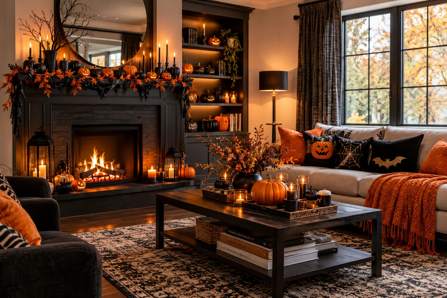 23 Halloween Living Room Decor Ideas for a Spooky & Stylish Home