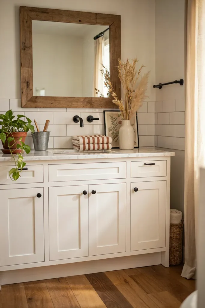 Rustic Farmhouse Bathroom