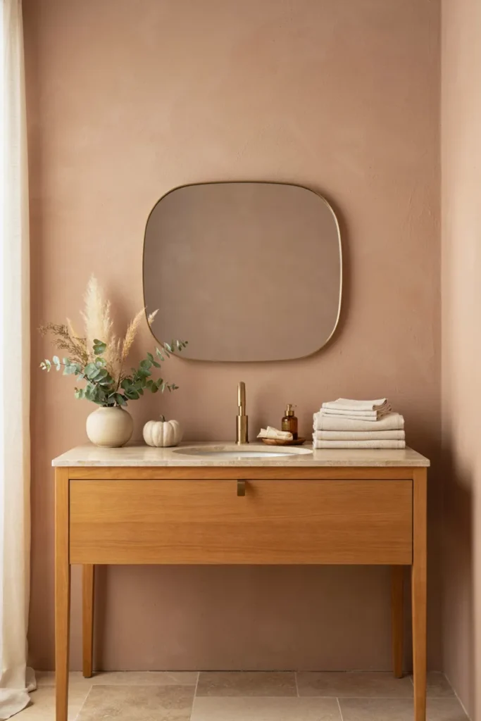 Terracotta Accent Wall