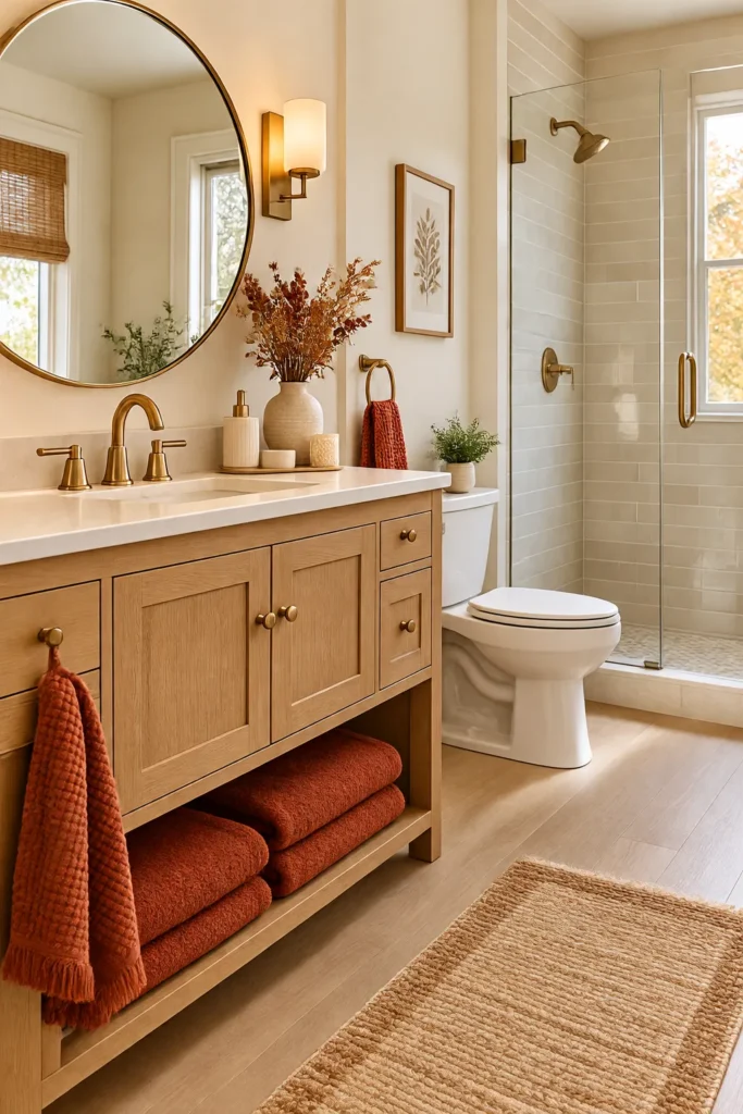 Warm Rust Towels