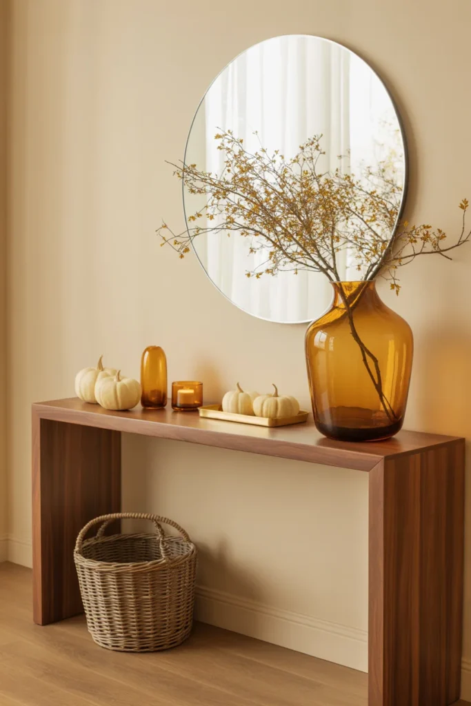 Amber Glass Accents