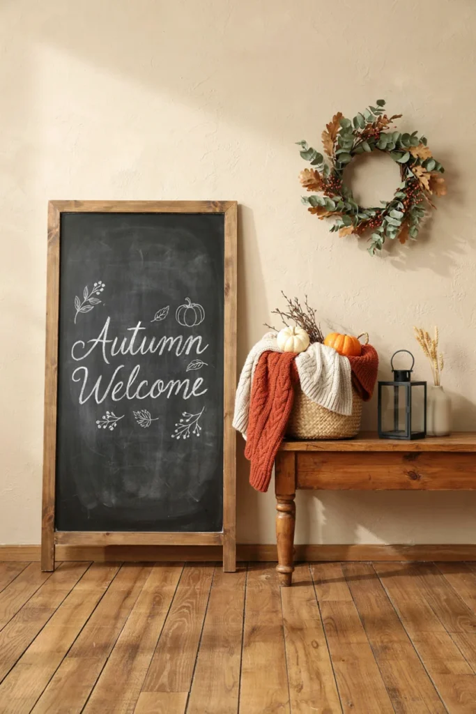 Autumn Welcome Chalkboard