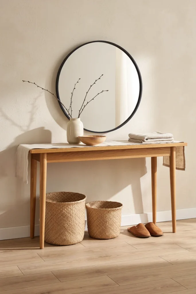 Decorate With Baskets Under the Table