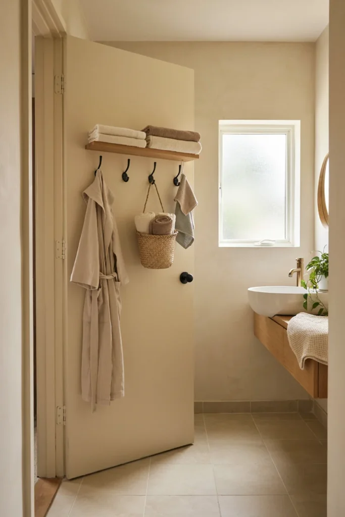 Use the Back of the Bathroom Door