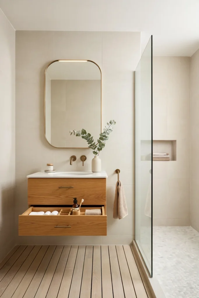 Choose a Vanity With Built-In Storage