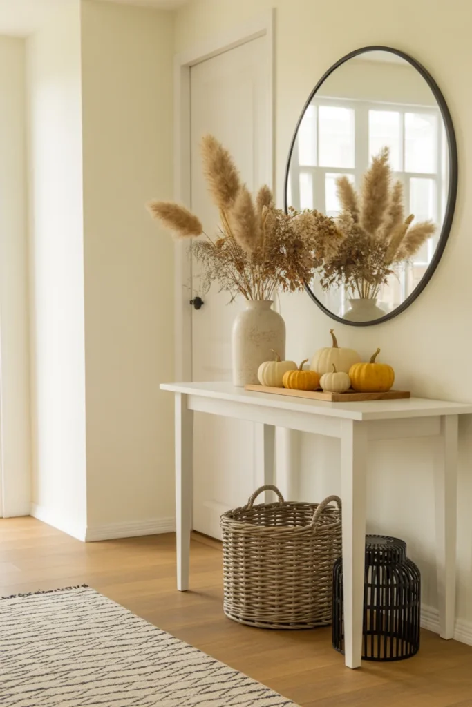 Black and White Entryway