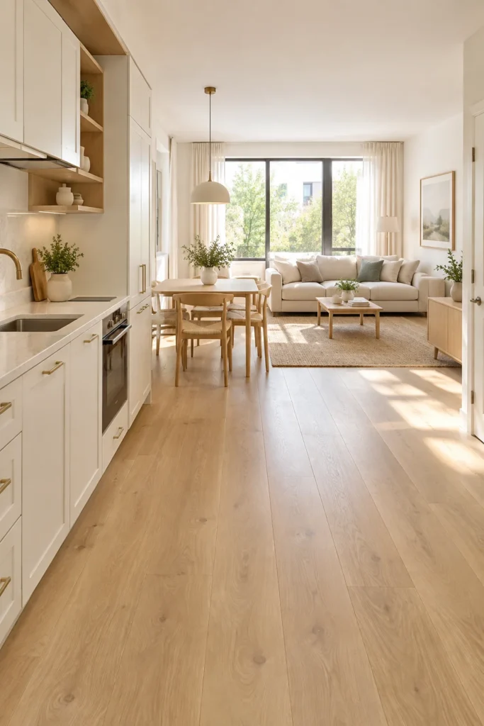 Use a Consistent Flooring Style