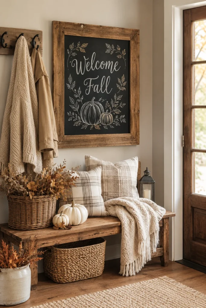 Cozy Entryway Chalkboard