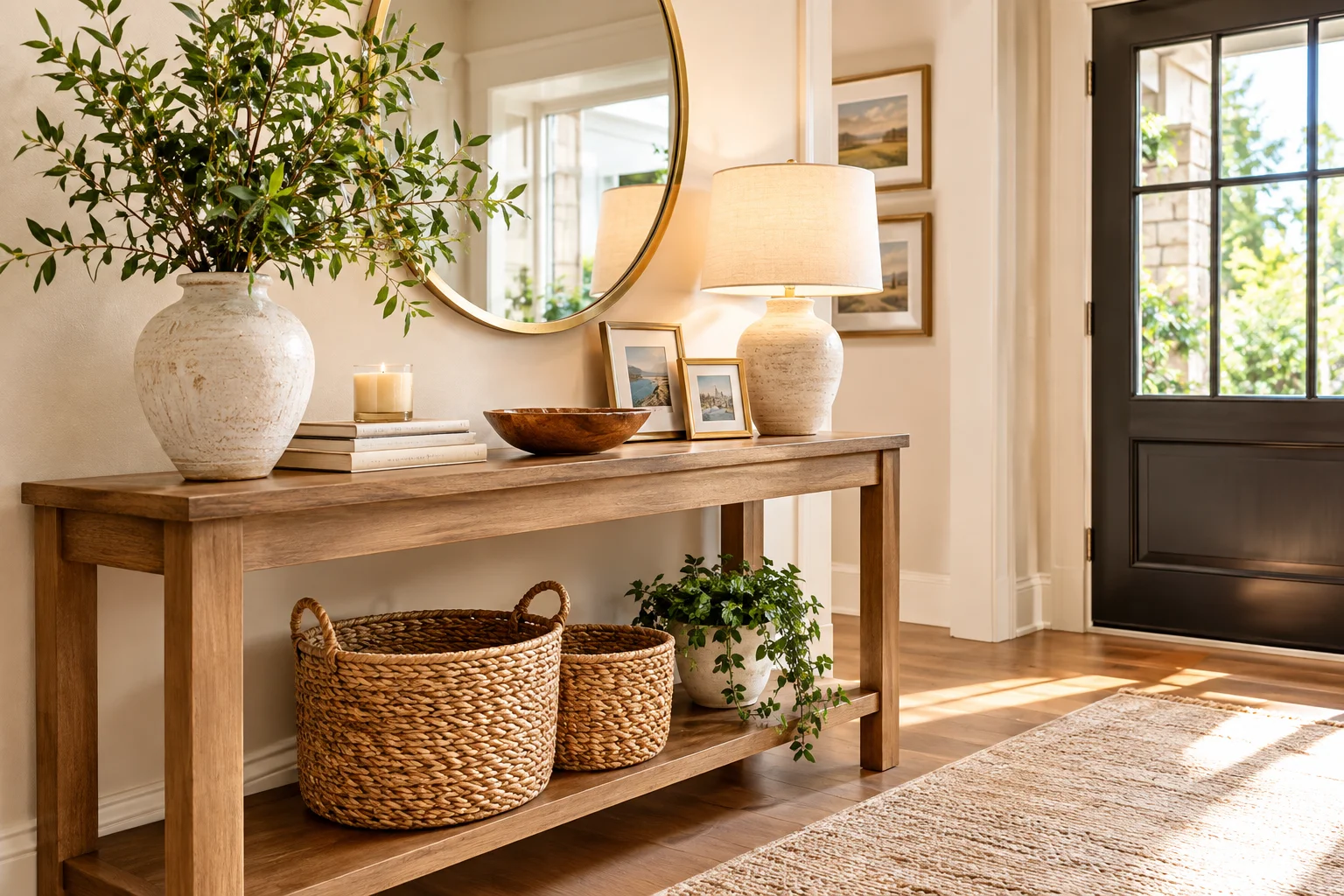 23 Entryway Table Decor Ideas That Make a Beautiful First Impression
