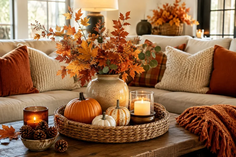 21 Fall Coffee Table Decor Ideas That Feel Cozy, Warm, and Inviting