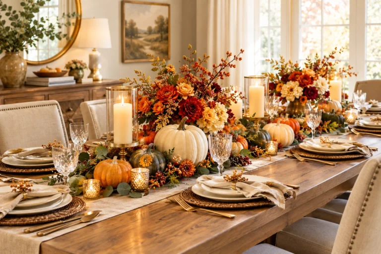 25 Fall Dining Table Decor Ideas That Look Expensive and Elegant
