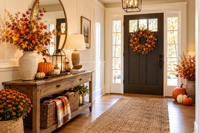 25 Fall Entryway Decor Ideas for a Warm Welcome