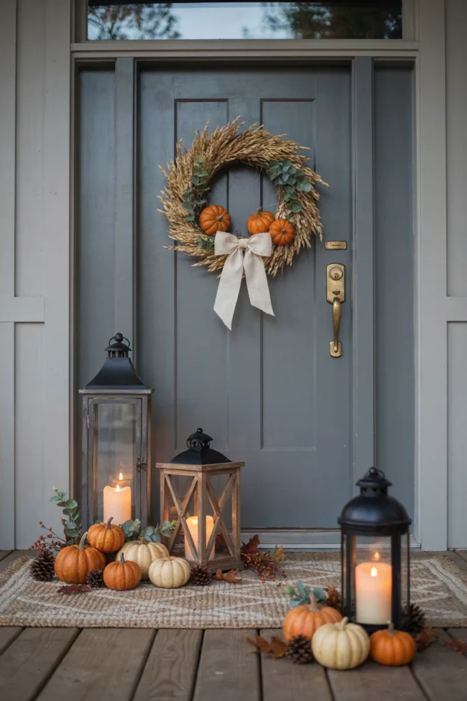 Fall Lantern Display