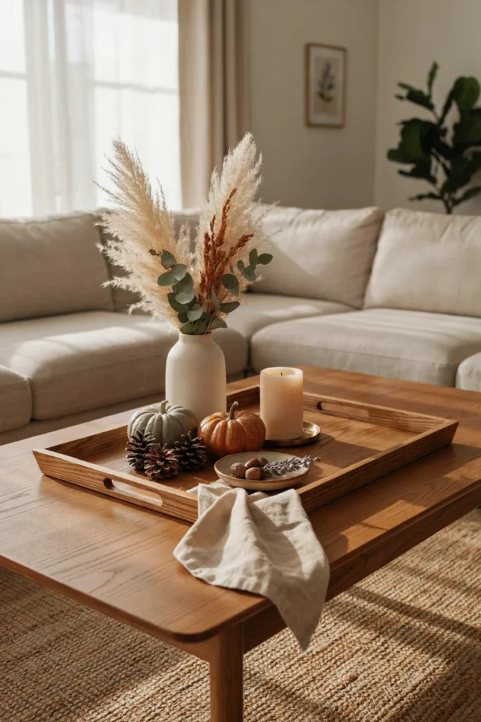 Fall-Themed Decorative Tray