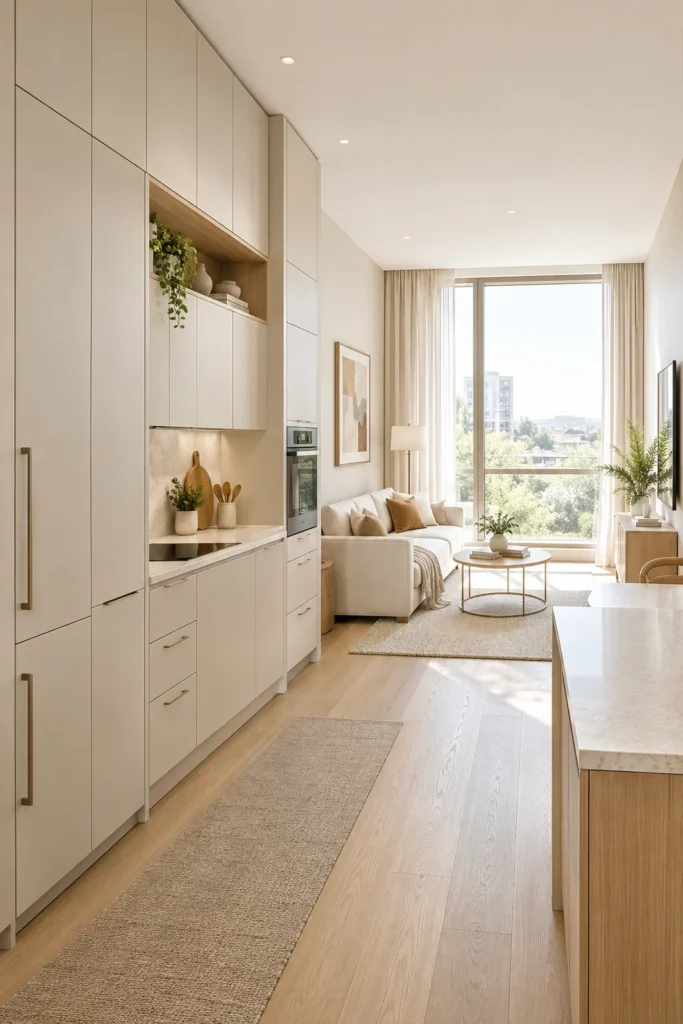 Use Floor-to-Ceiling Cabinets