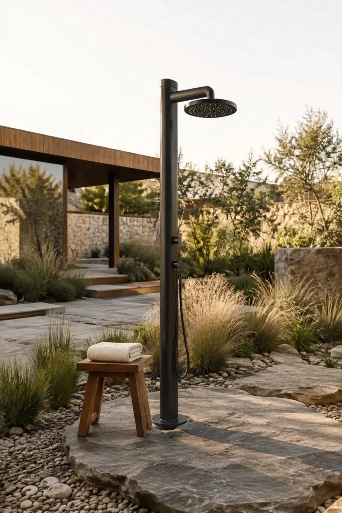 Freestanding Outdoor Shower
