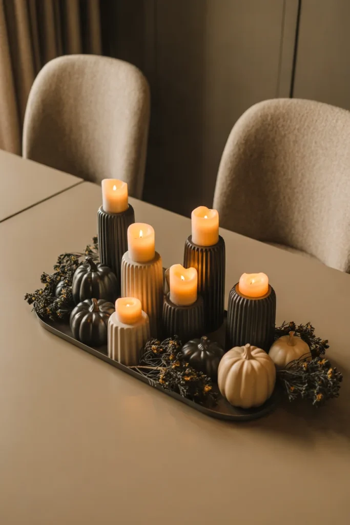 Halloween Candle Display